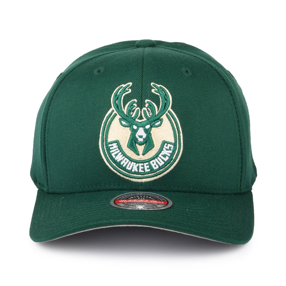 Gorra Snapback NBA Team Ground Stretch Milwaukee Bucks de Mitchell & Ness - Verde
