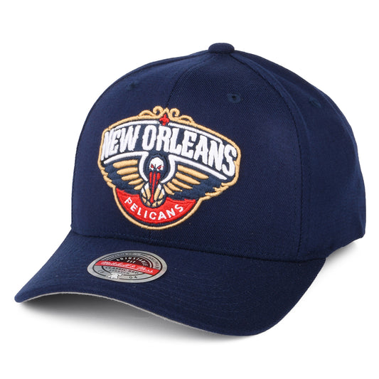 Gorra Snapback NBA Team Ground Stretch New Orleans Pelicans de Mitchell & Ness - Azul Marino