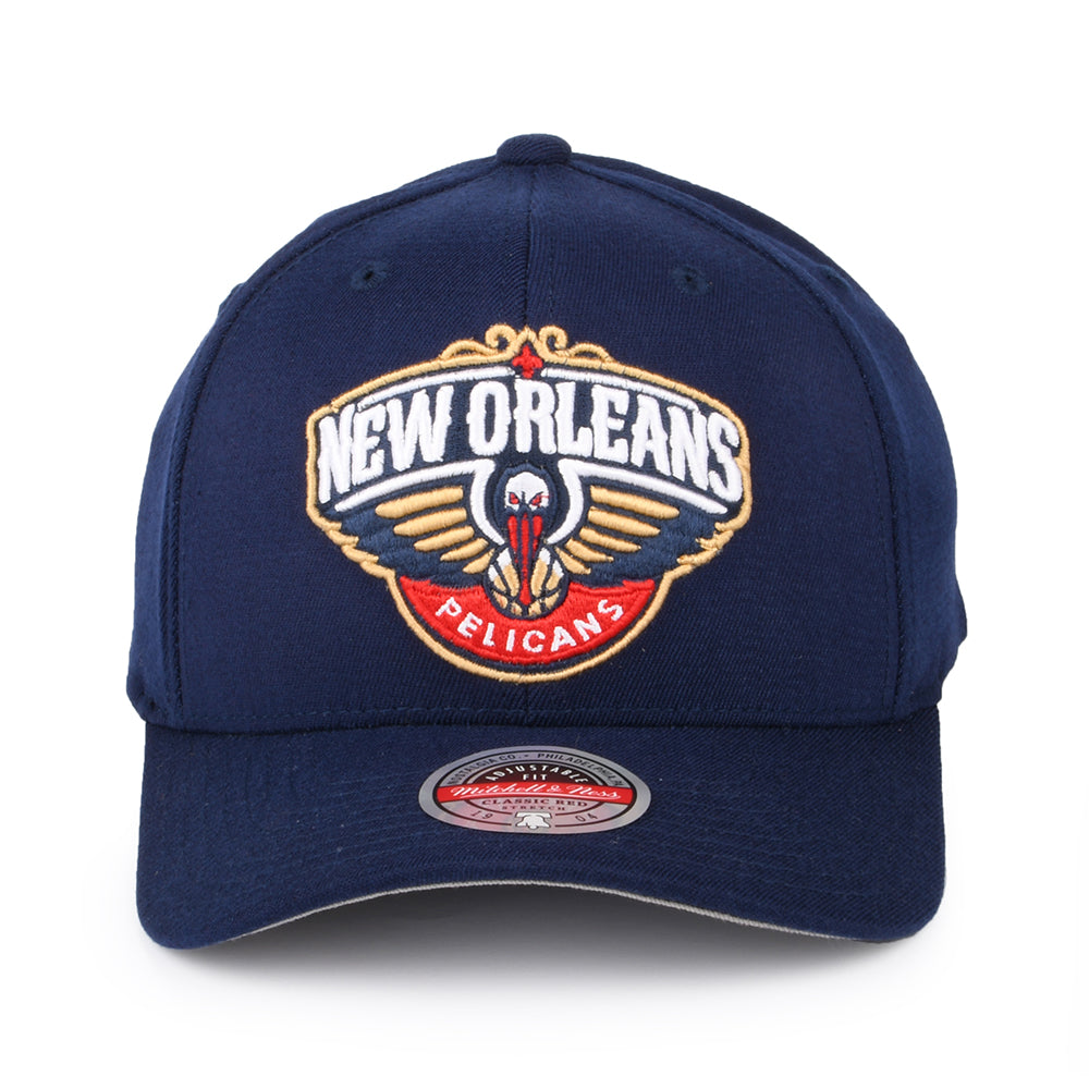 Gorra Snapback NBA Team Ground Stretch New Orleans Pelicans de Mitchell & Ness - Azul Marino