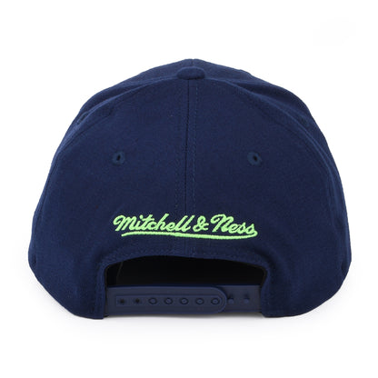 Gorra Snapback NBA Wool 2 Tone Stretch Minnesota Timberwolves de Mitchell & Ness - Azul Marino-Azul