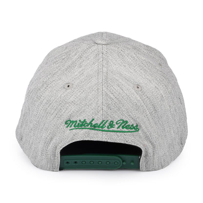 Gorra Snapback NBA Team Heather Stretch Boston Celtics de Mitchell & Ness - Gris Jaspeado