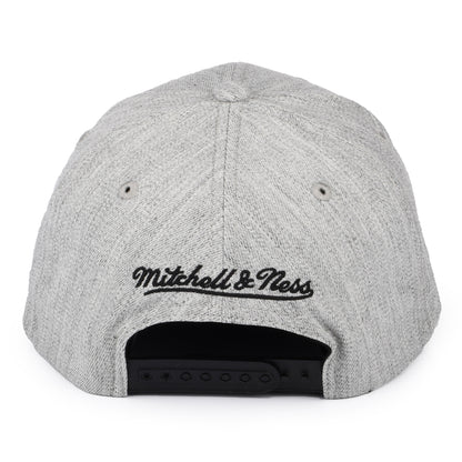 Gorra Snapback NBA Team Heather Stretch Brooklyn Nets de Mitchell & Ness - Gris Jaspeado