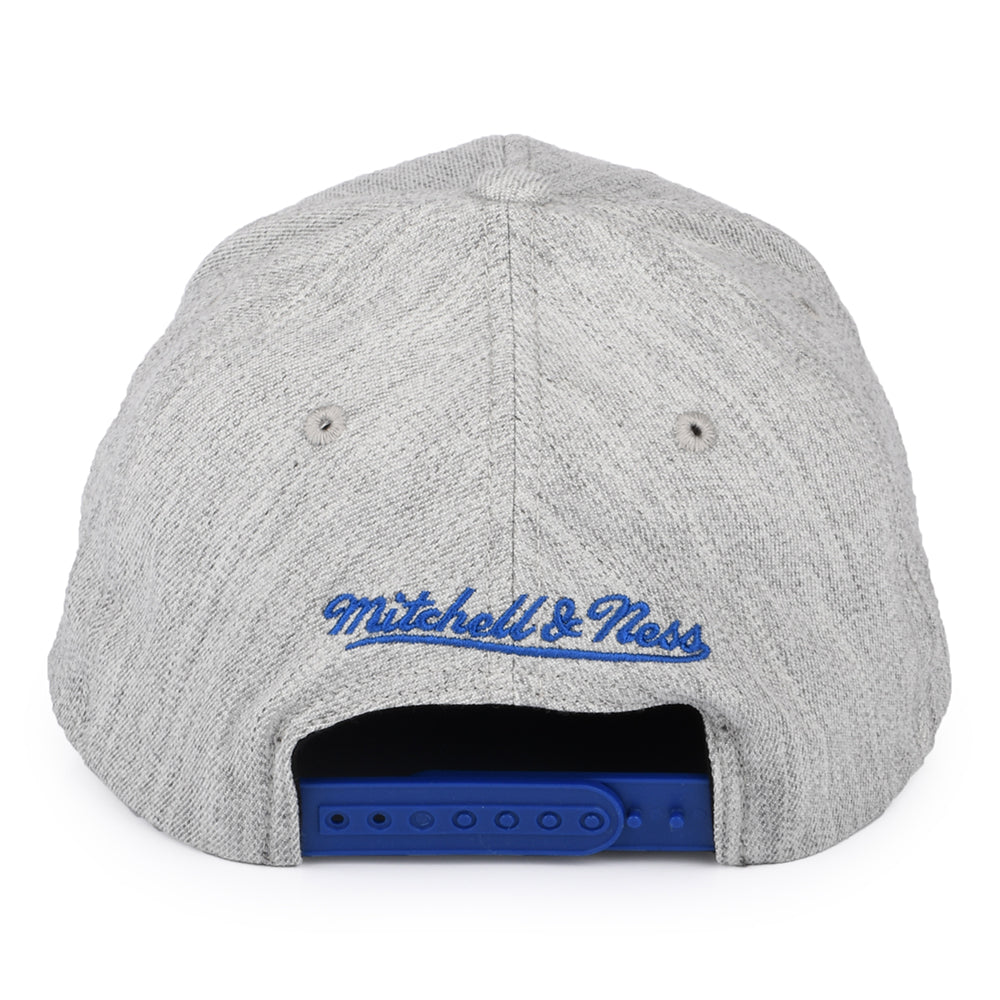 Gorra Snapback NBA Team Heather Stretch L.A. Clippers de Mitchell & Ness - Gris Jaspeado