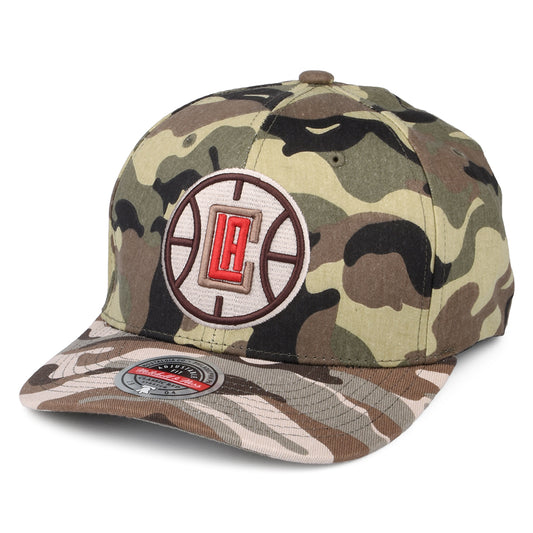 Gorra Snapback NBA Woodland Desert Stretch L.A. Clippers de Mitchell & Ness - Camuflaje