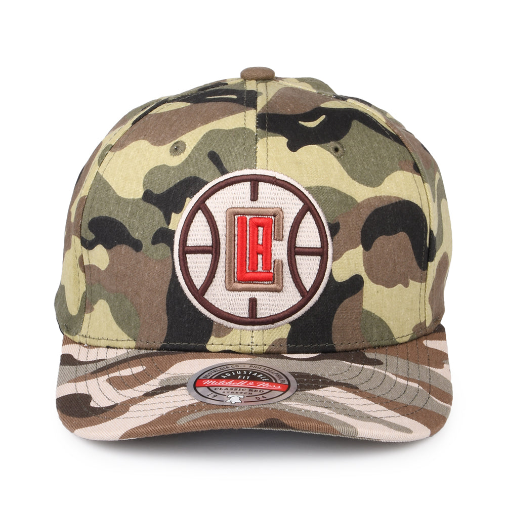 Gorra Snapback NBA Woodland Desert Stretch L.A. Clippers de Mitchell & Ness - Camuflaje