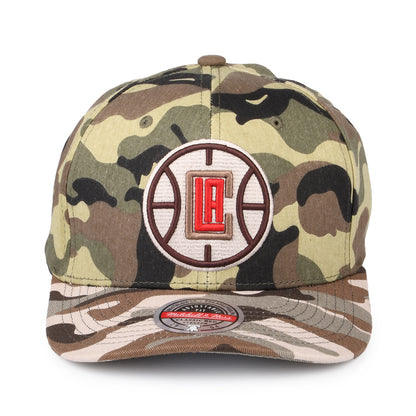 Gorra Snapback NBA Woodland Desert Stretch L.A. Clippers de Mitchell & Ness - Camuflaje