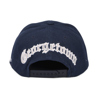 Gorra Snapback English Dropback Georgetown Hoyas de Mitchell & Ness - Azul Marino
