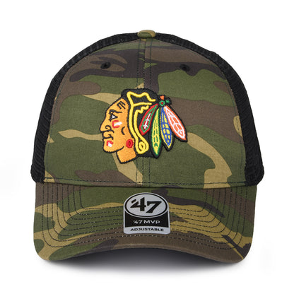 Gorra Trucker NHL Camo Branson MVP Chicago Blackhawks de 47 Brand - Camuflaje