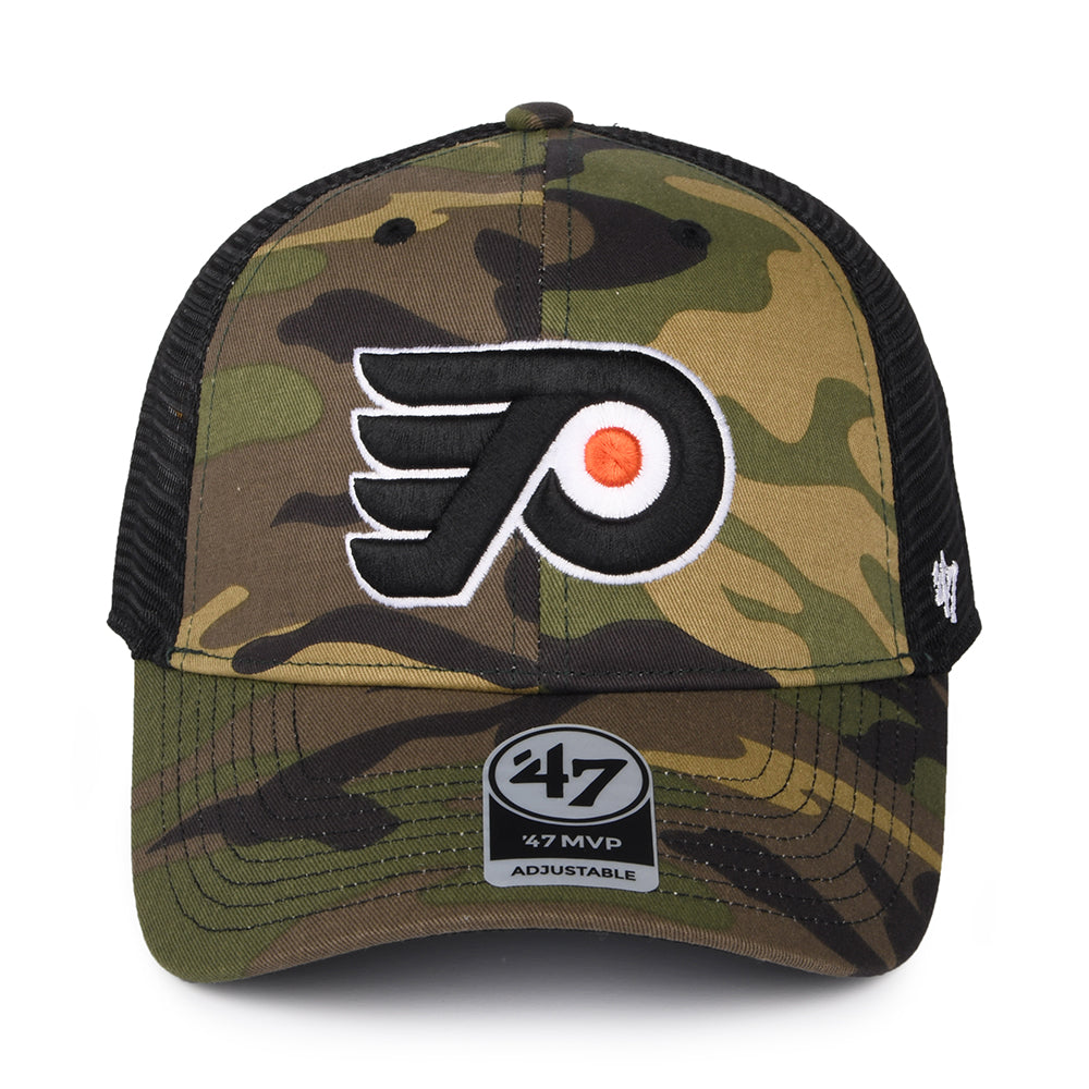 Gorra Trucker NHL Camo Branson MVP Philadelphia Flyers de 47 Brand - Camuflaje