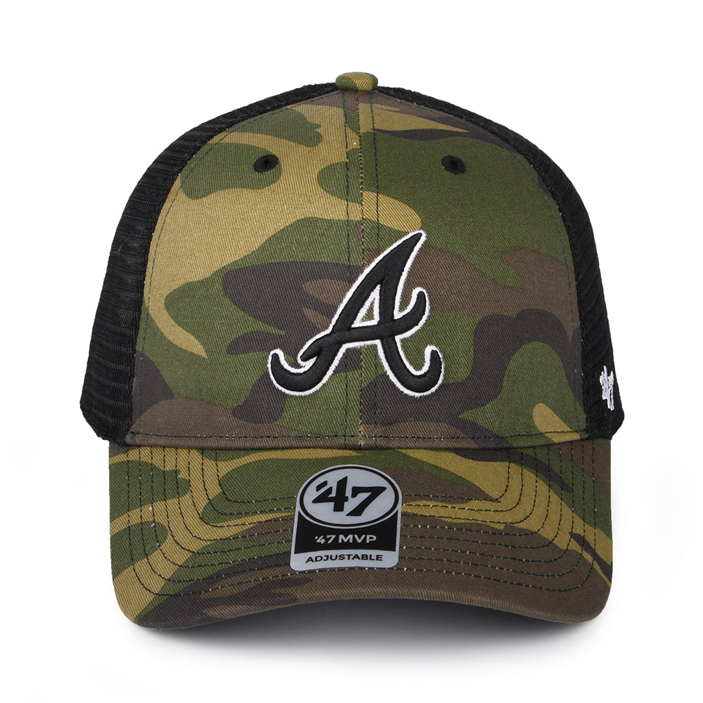 Gorra Trucker MLB Camo Branson MVP Atlanta Braves de 47 Brand - Camuflaje