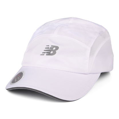 Gorra 5 paneles Performance V 3.0 de New Balance - Blanco