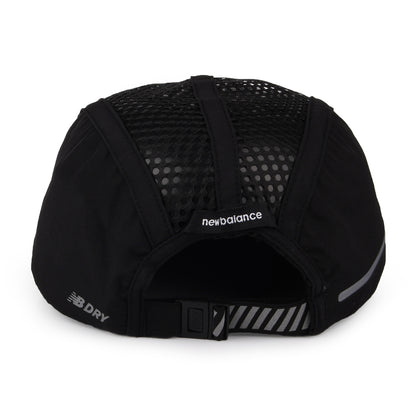 Gorra 5 paneles Running Stash plegable de New Balance - Negro