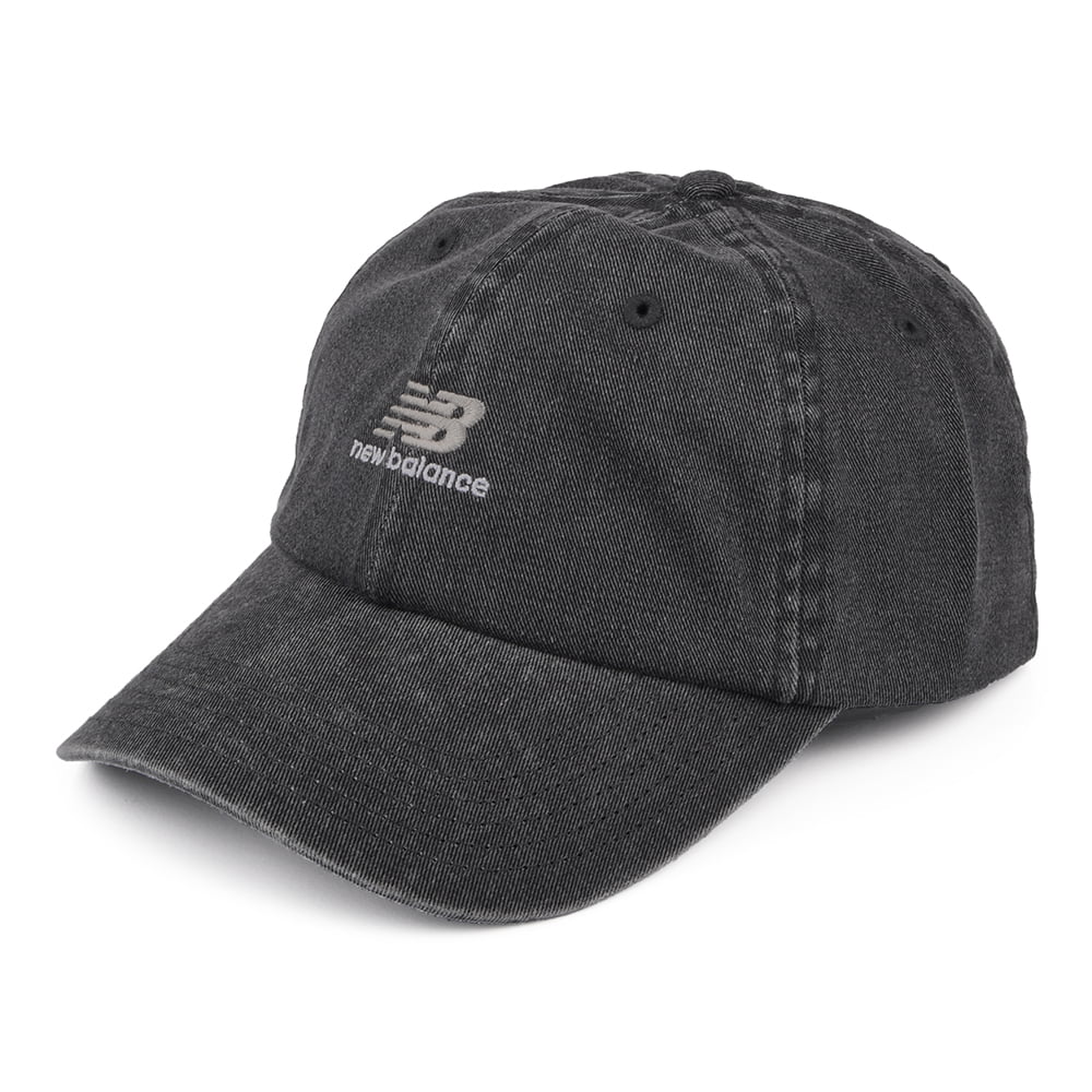 Gorra de béisbol NB Seasonal Classic de algodón lavado de New Balance - Negro