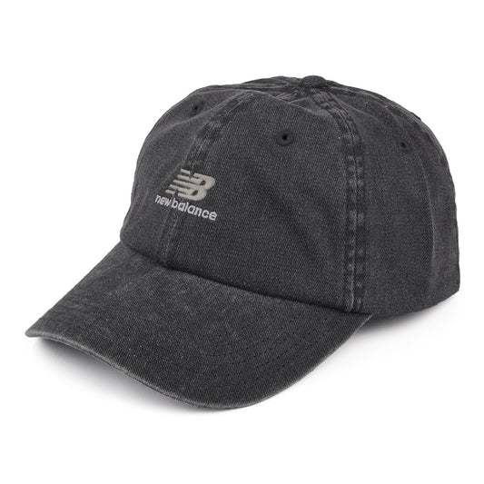 Gorra de béisbol NB Seasonal Classic de algodón lavado de New Balance - Negro