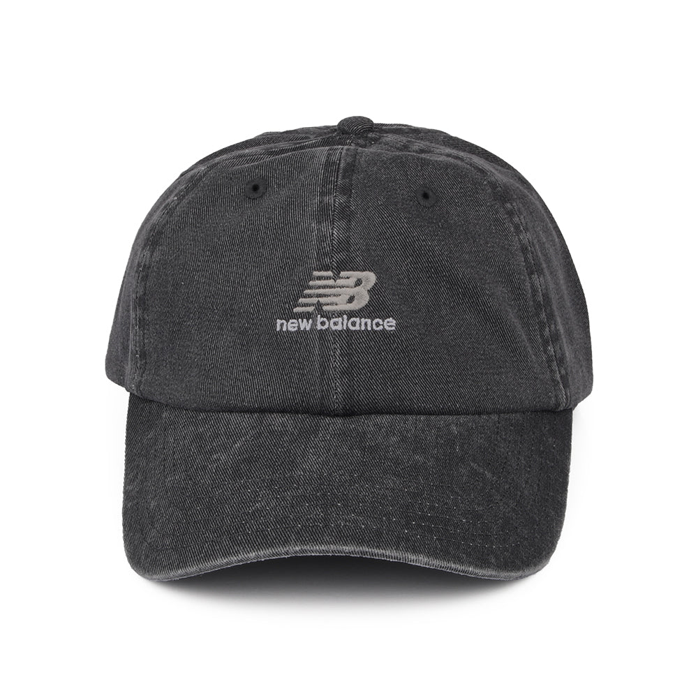 Gorra de béisbol NB Seasonal Classic de algodón lavado de New Balance - Negro