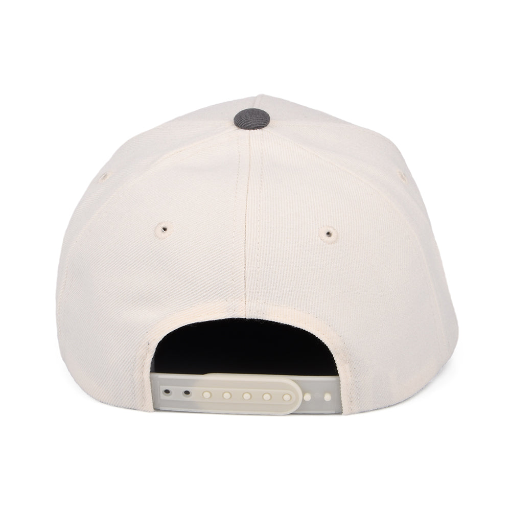 Gorra Snapback Crest C NetPlus MP de Brixton - Blanco Roto-Gris
