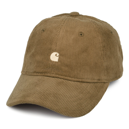 Gorra de béisbol Harlem de pana de Carhartt WIP - Marrón-Marrón Claro