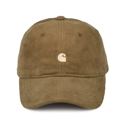 Gorra de béisbol Harlem de pana de Carhartt WIP - Marrón-Marrón Claro