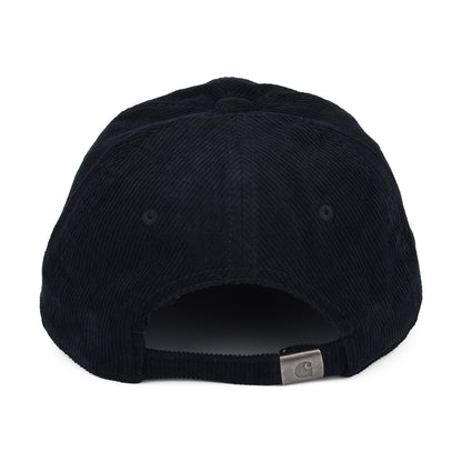 Gorra de béisbol Harlem de pana de Carhartt WIP - Azul Oscuro-Azul