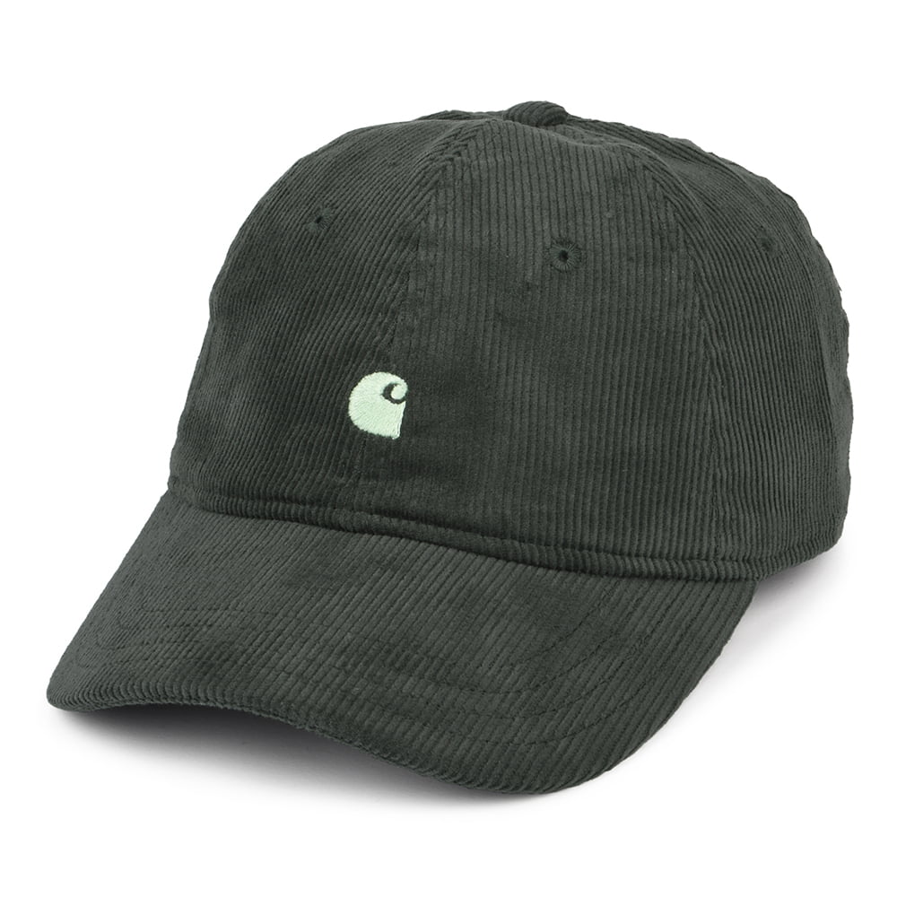 Gorra de béisbol Harlem de pana de Carhartt WIP - Bosque-Verde Claro