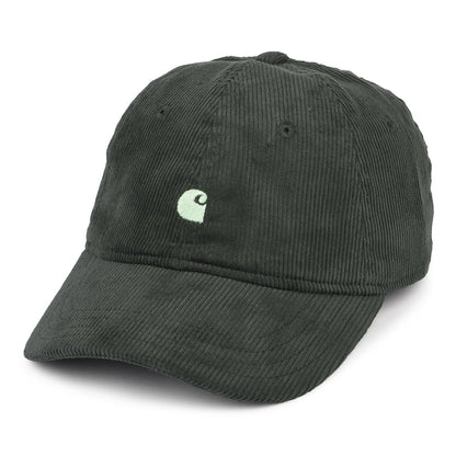Gorra de béisbol Harlem de pana de Carhartt WIP - Bosque-Verde Claro