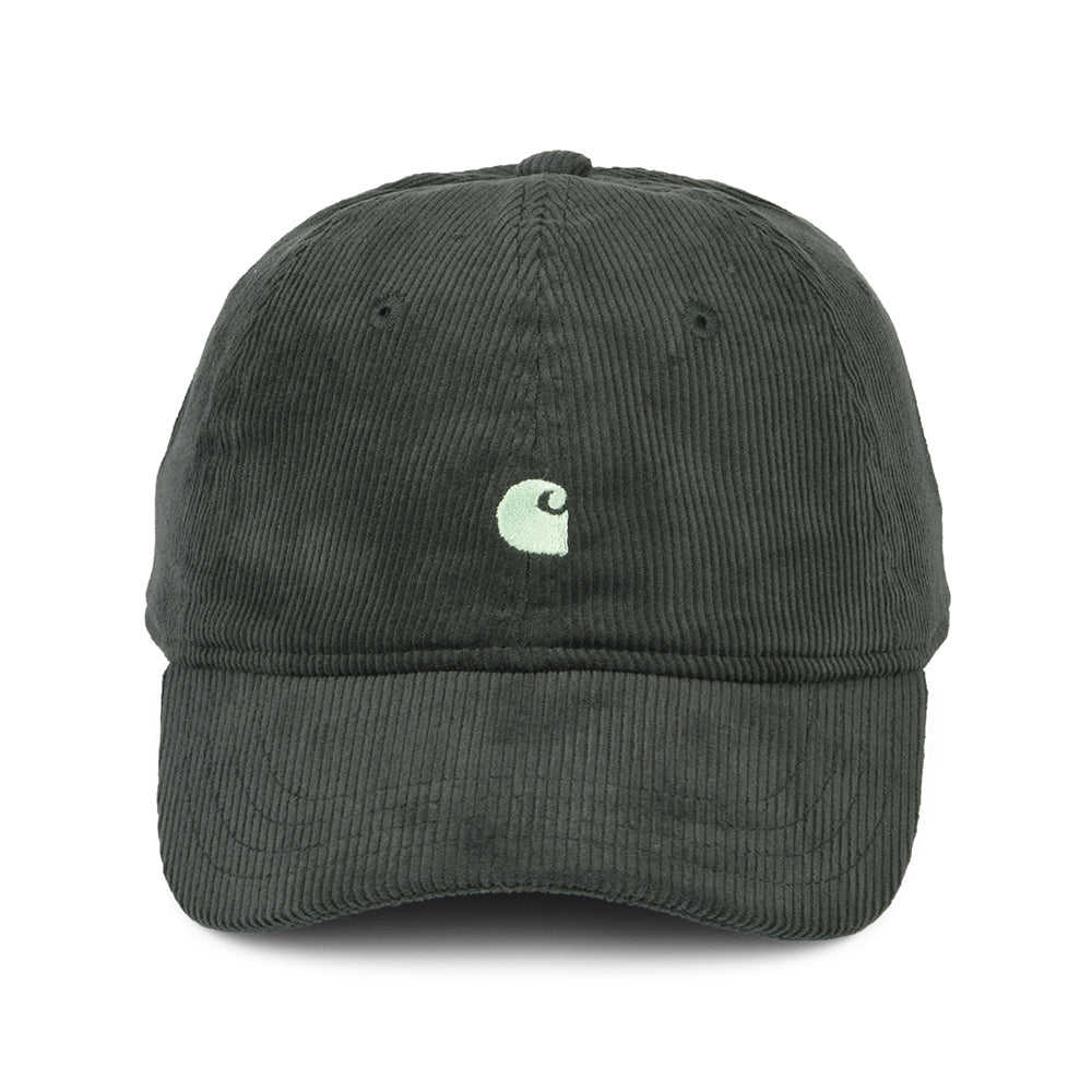 Gorra de béisbol Harlem de pana de Carhartt WIP - Bosque-Verde Claro