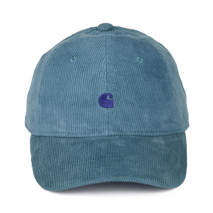 Gorra de béisbol Harlem de pana de Carhartt WIP - Azul Ártico