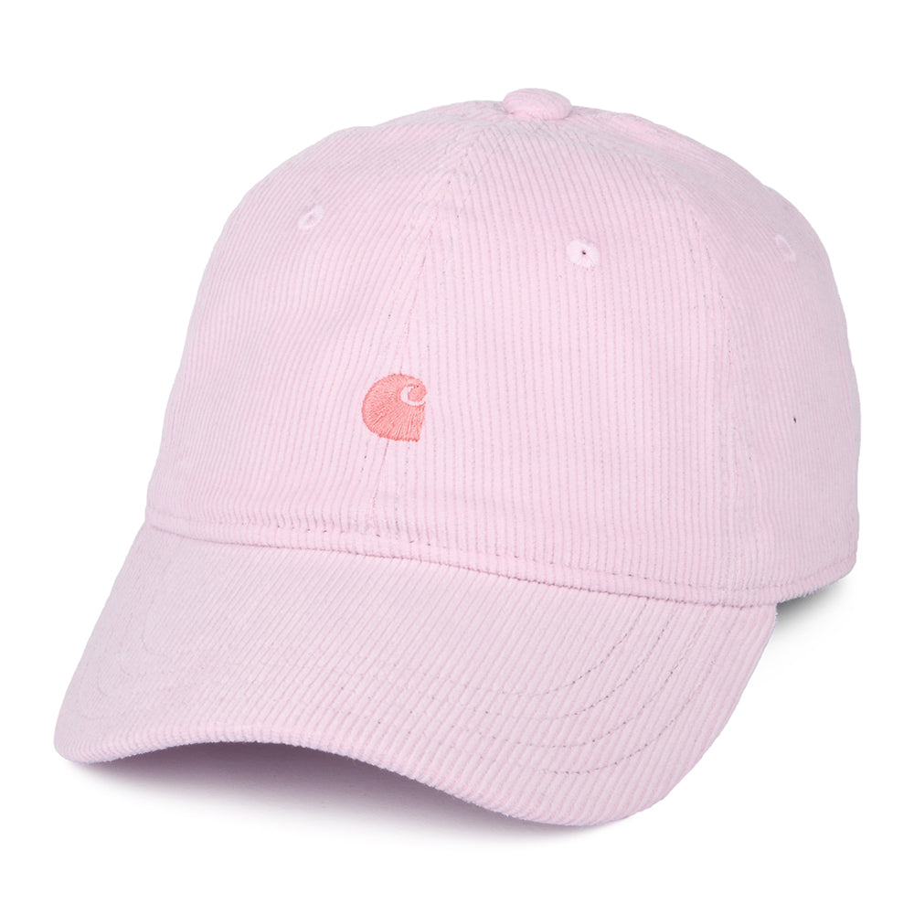 Gorra de béisbol Harlem de pana de Carhartt WIP - Rosa Claro