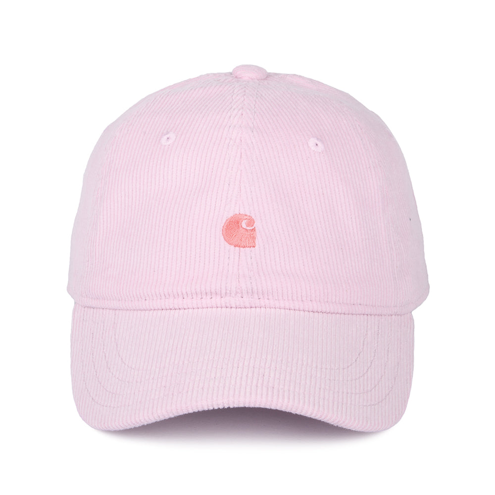 Gorra de béisbol Harlem de pana de Carhartt WIP - Rosa Claro