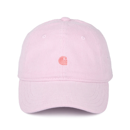 Gorra de béisbol Harlem de pana de Carhartt WIP - Rosa Claro