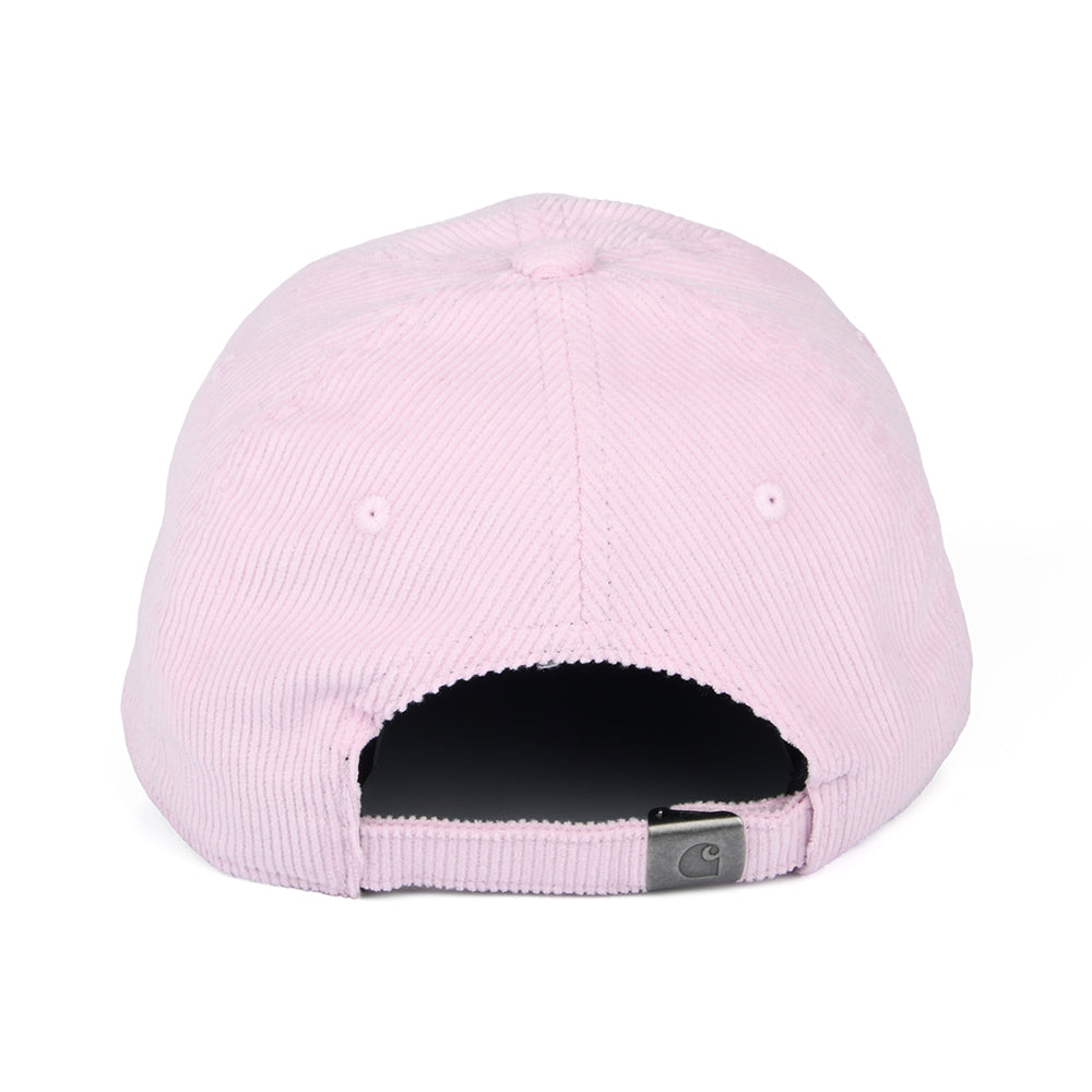 Gorra de béisbol Harlem de pana de Carhartt WIP - Rosa Claro