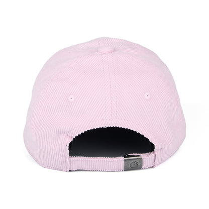 Gorra de béisbol Harlem de pana de Carhartt WIP - Rosa Claro