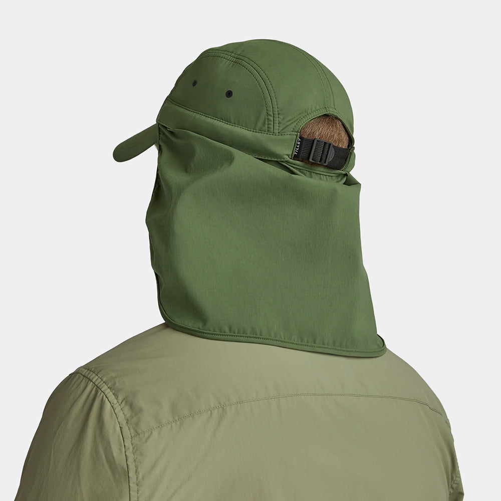 Gorra 5 paneles Ultraligero Protector Solar de Tilley - Verde Oliva