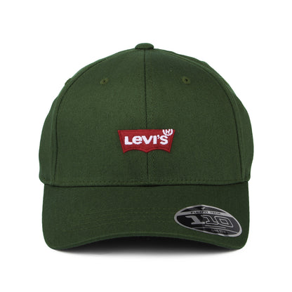 Gorra de béisbol Mid Batwing Flexfit de Levi's - Verde Militar