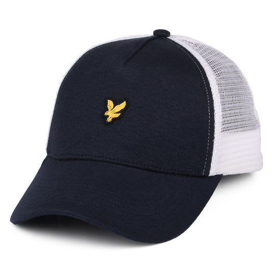 Gorra Trucker de Lyle & Scott - Azul Marino Oscuro-Blanco