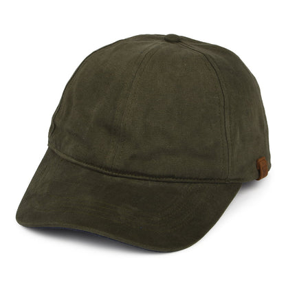 Gorra de béisbol de algodón de Failsworth - Kaki-Azul Marino