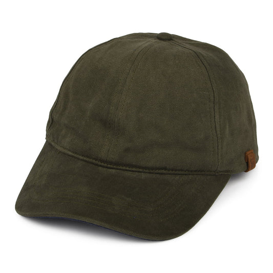 Gorra de béisbol de algodón de Failsworth - Kaki-Azul Marino