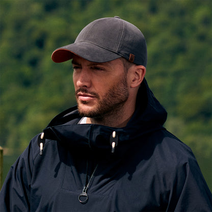 Gorra de béisbol de algodón de Failsworth - Antracita-Arcilla
