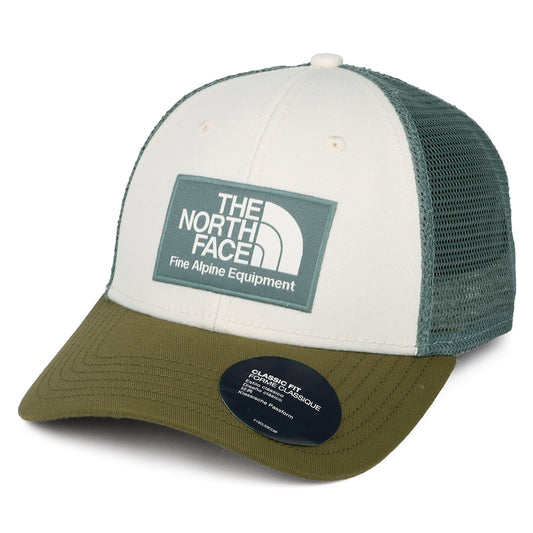 Gorra Trucker Mudder reciclado de The North Face - Crema-Verde Oliva