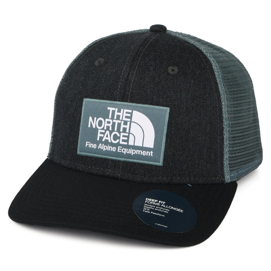 Gorra Trucker Mudder ajuste profundo de The North Face - Gris Oscuro-Azul