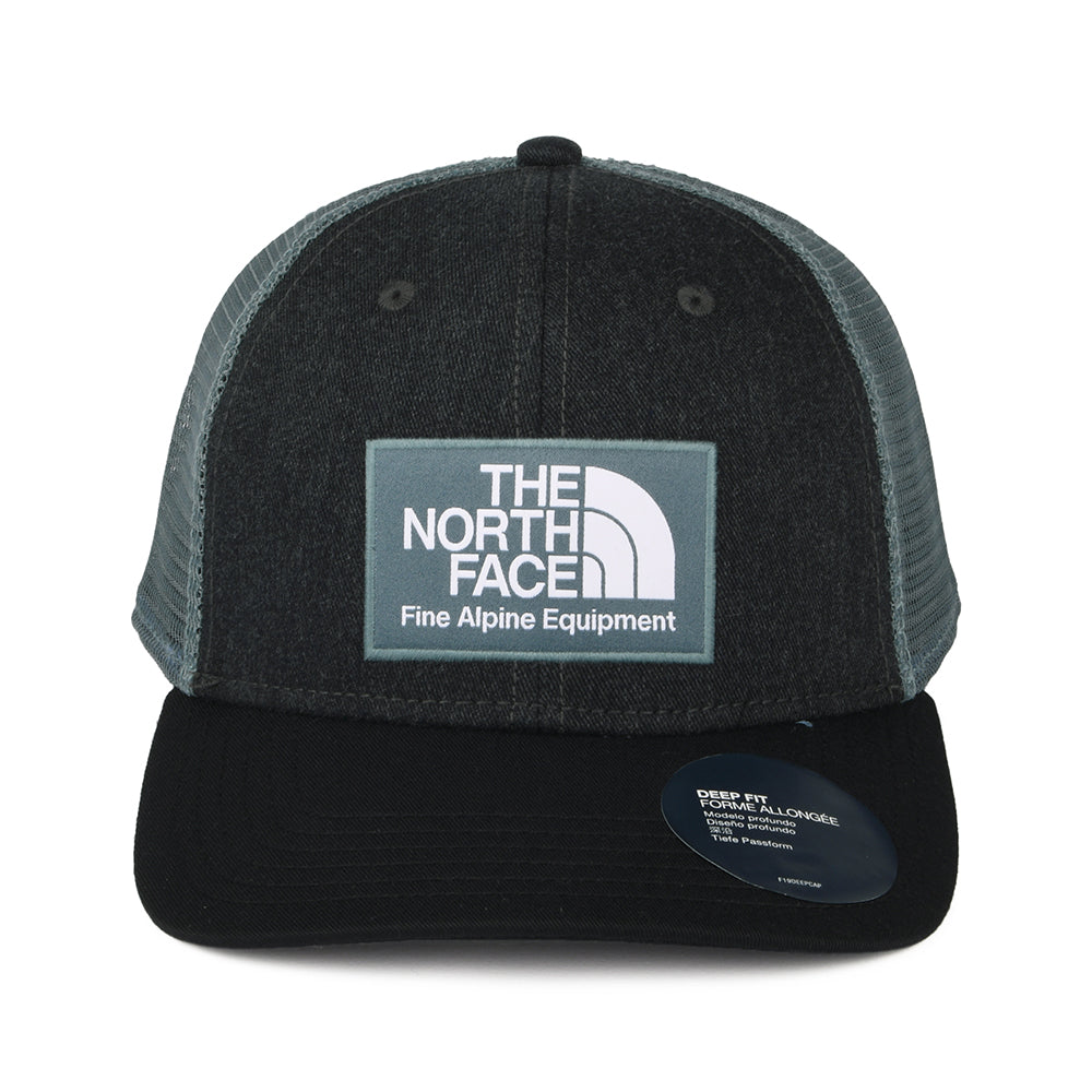 Gorra Trucker Mudder ajuste profundo de The North Face - Gris Oscuro-Azul
