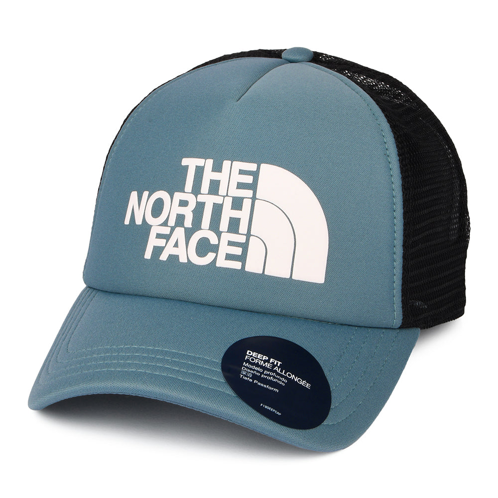 Gorra Trucker TNF Logo ajuste profundo de The North Face - Azul Pizarra