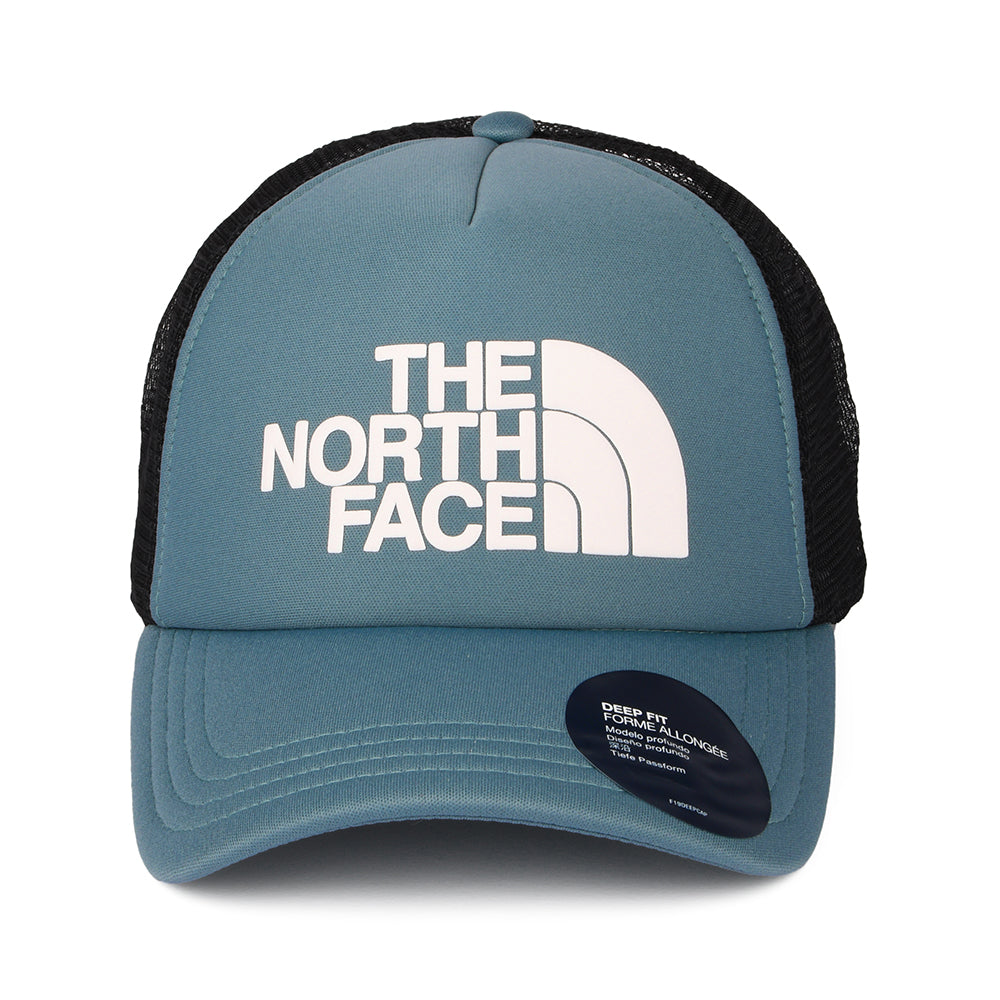 Gorra Trucker TNF Logo ajuste profundo de The North Face - Azul Pizarra
