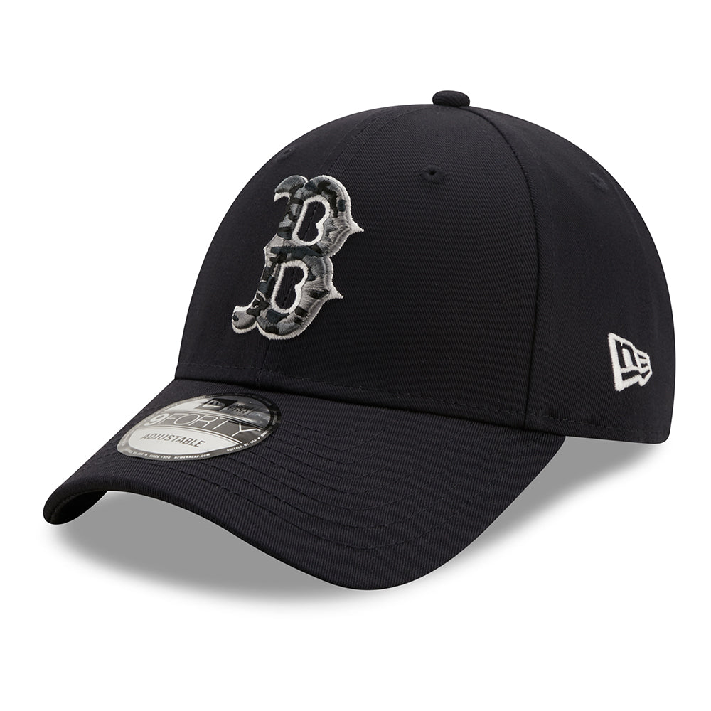 Gorra de béisbol 9FORTY MLB Camo Infill Boston Red Sox de New Era - Medianoche-Camuflaje
