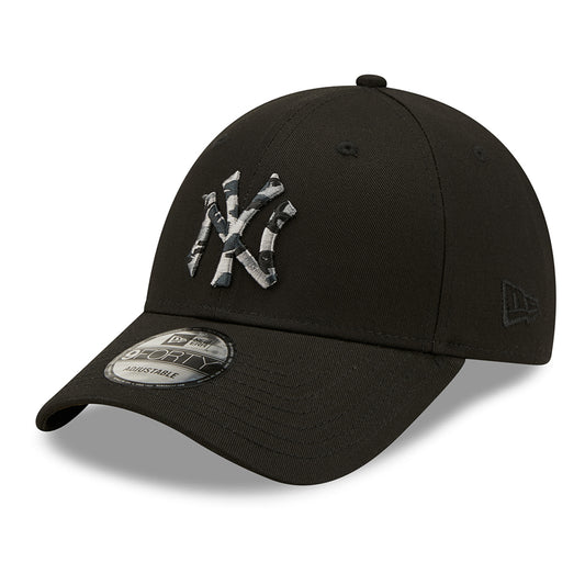Gorra de béisbol 9FORTY MLB Camo Infill II New York Yankees de New Era - Negro-Camuflaje