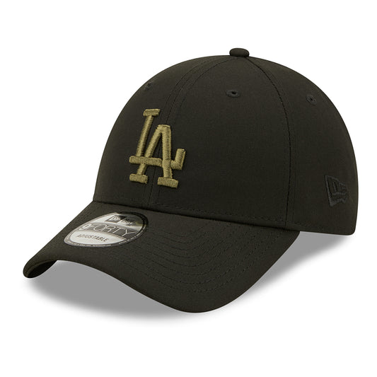Gorra Snapback 9FORTY MLB Black Base Snap L.A. Dodgers de New Era - Negro-Oliva