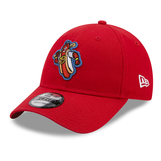 Gorra de béisbol 9FORTY Minor League Reading Fightin Phils de New Era - Escarlata