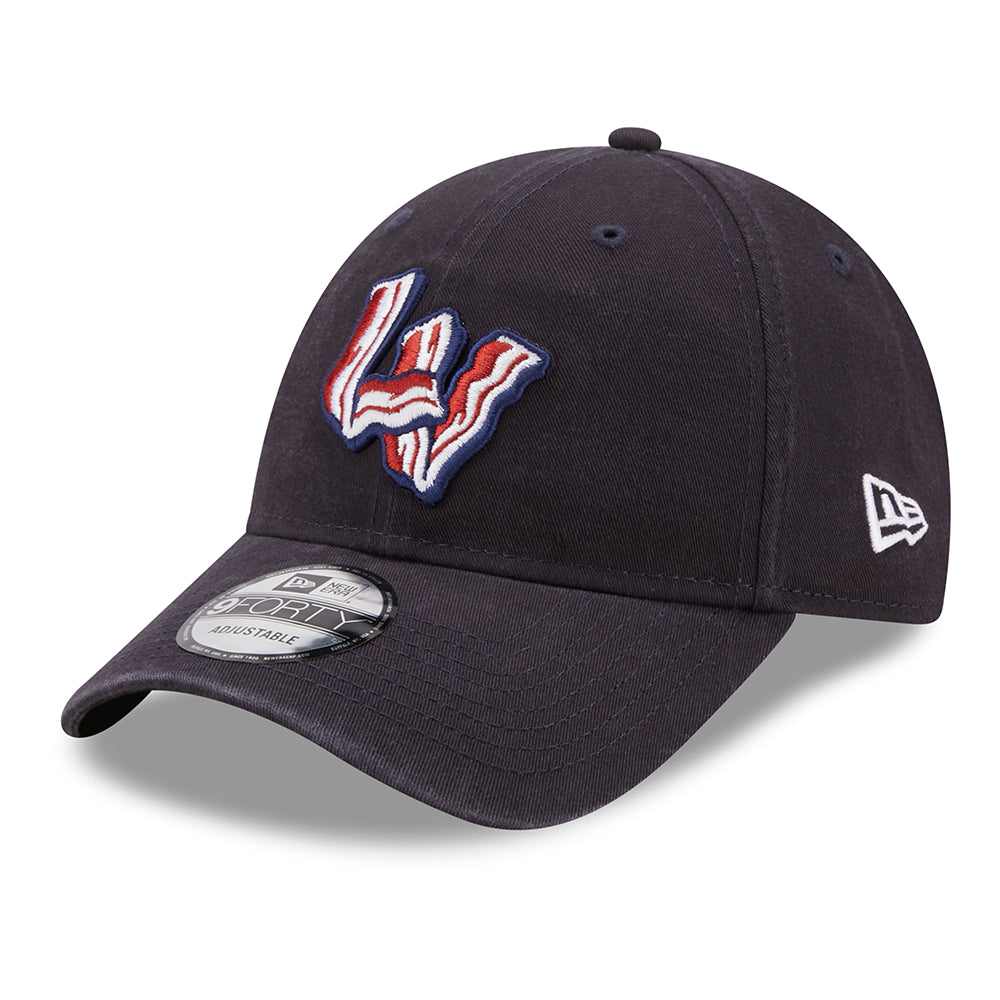 Gorra de béisbol 9FORTY Minor League Lehigh Valley Iron Pigs de New Era - Azul Marino
