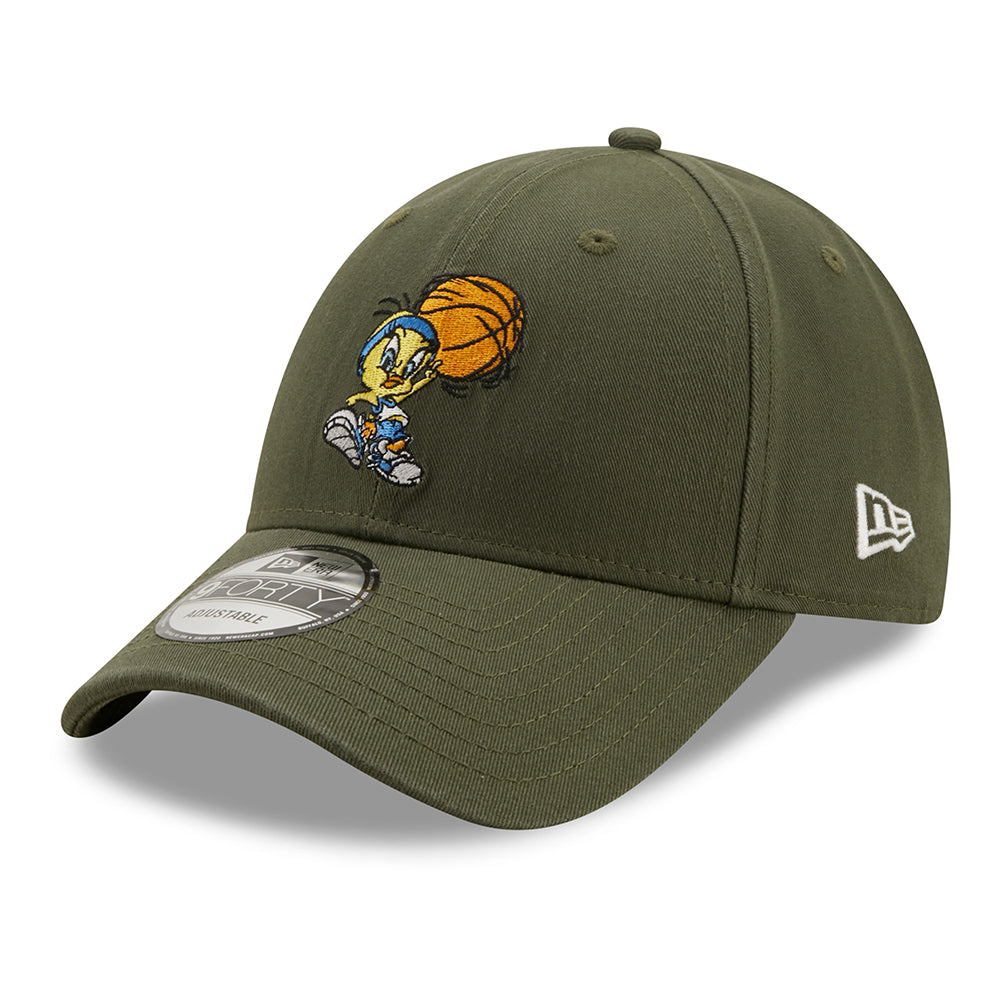 Gorra de béisbol 9FORTY Character Sports Looney Tunes Tweety Pie de New Era - Verde Oliva