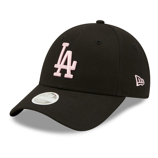 Gorra de béisbol 9FORTY MLB League Essential L.A. Dodgers de New Era - Negro-Rosa